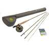 Redington Trout Field Kit Fly Fishing Rod and Reel Combo - 9ft, 5wt, 4pc - Green