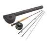 Redington Salmon Wrangler Kit Fly Fishing Rod and Reel Combo - 9ft, 7wt, 4pc - Gray