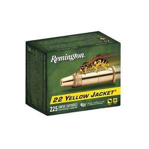 Remington 22 Yellow Jacket 22 Long Rifle 33gr TCHP Rimfire Ammo - 225 Rounds