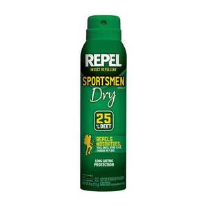 Repel Insect Repellent Sportsmen Formula Dry 25% Deet Aerosol