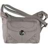 Roma Leathers Women's Leather Concealment Hand Bag - Gray One size fits most