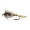 RoundRocks Hares Ear Nymph Fly - Size 16, 12Pk - Natural 16
