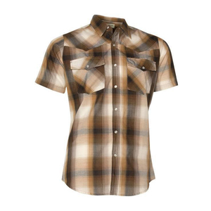 Rustic Ridge Men's Denver Western Snap Short Sleeve Shirt