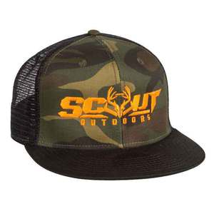 Scout Outdoors Army Camo Flatbill Snapback Hat