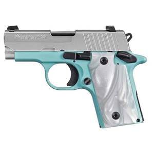 Sig Sauer P238 380 Auto (ACP) 2.7in Robins Egg Blue Pistol - 6+1 Rounds
