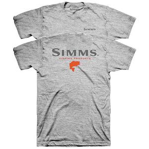 Simms Men's Logo Bass Short Sleeve Shirt