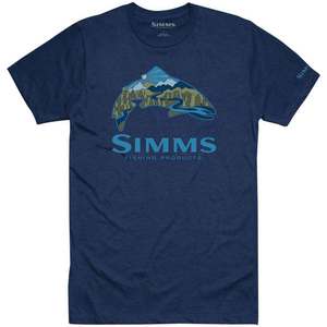 Simms Men's Troutscape Short Sleeve Shirt