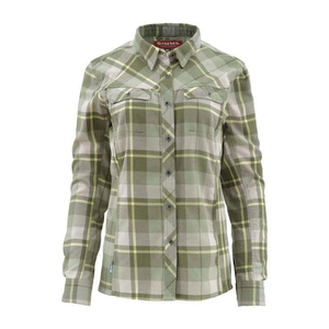Simms Women's Wool Blend Flannel Long Sleeve Shirt