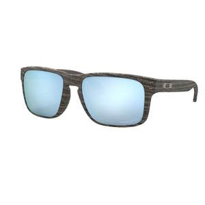 Oakley Holbrook Prizm Polarized Sunglasses - Woodgrain Collection - Deep Water