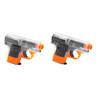 Soft Air Colt .25 Air Pistol Twin Pack - Clear/Black/Orange