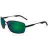 Spiderwire Waylay Polarized Sunglasses - Matte Black/Smoke/Green Mirror