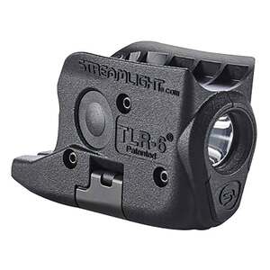Streamlight TLR-6 Glock 43X/48 MOS and Glock 43X/48 Rail Gun Light With Red Aiming Laser - Black