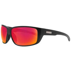 Suncloud Milestone Polarized Sunglasses - Matte Black/Red Mirror