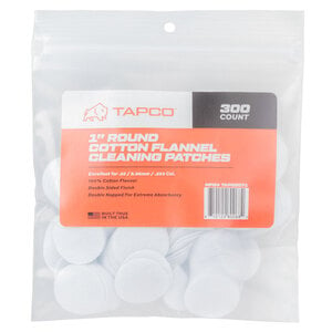 TAPCO 1 in Round Patches - .22 Cal to .270 Cal - 300 Count