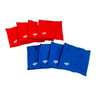 Triumph 8 Pack Microfiber Bean Bag Set - Red/Blue 6in x 6in