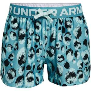 Under Armour Girls' Play Up Printed Casual Shorts - Breeze - XS
