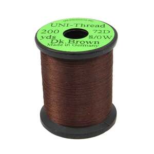 UNI 72 Denier UNI-Thread Fly Tying Thread - Dark Brown, 72D, 200yds