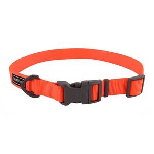 Water & Woods Adjustable Dog Collar - Safety Orange - M