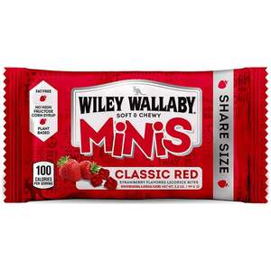 Wiley Wallaby Minis Licorice Candy - 1 Serving