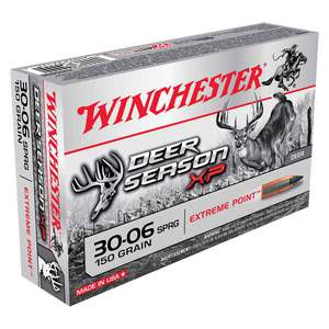 Winchester Deer Season XP 30-06 Springfield 150gr XP Rifle Ammo - 20 Rounds