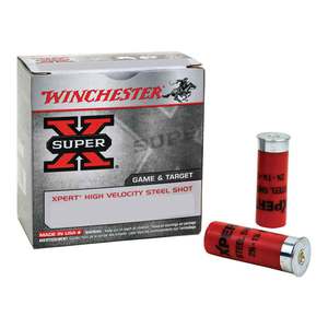 Winchester Super X Xpert High Velocity 20ga 3-1/2in #4 7/8oz Steel Shotshells - 100 Rounds