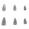 Lost Creek Worm Weight Sinker Assortment - 52 Pack - Clear