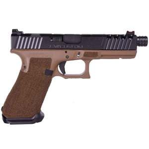 ZEV G17 Gen4 w/ FDE Grips 9mm Luger 5.04in Black DLC Pistol - 17+1 Rounds