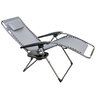 Sportsman's Warehouse Mesh XL Zero Gravity Lounger with Side Table - Grey
