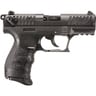 Walther P22 22 Long Rifle 3.4in Black Pistol - 10+1 Rounds - Black