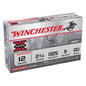 Winchester Super-X 12ga 2 3/4in Shotgun Shells - 5 Rounds