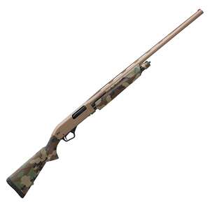 Winchester SXP Hybrid Hunter Flat Dark Earth Permacote/Woodland Camo 12 Gauge 3-1/2in Pump Shotgun - 26in